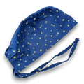 Сomet Skull tie-back style surgical scrub cap for men by Paradise Caps.
