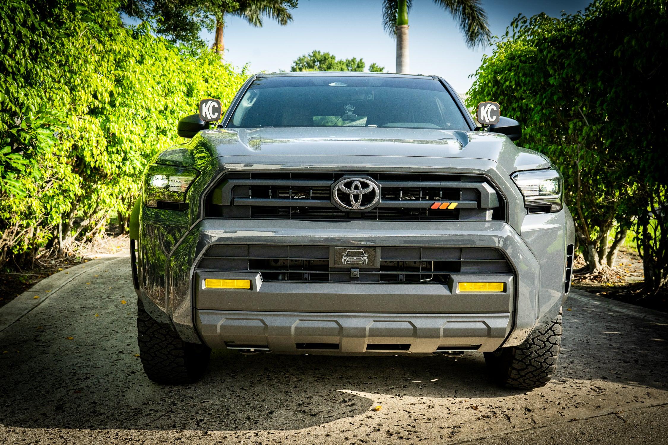 Front OEM Cover Topographic Overlays - *2024+ Tacoma / *2025+ 4Runner