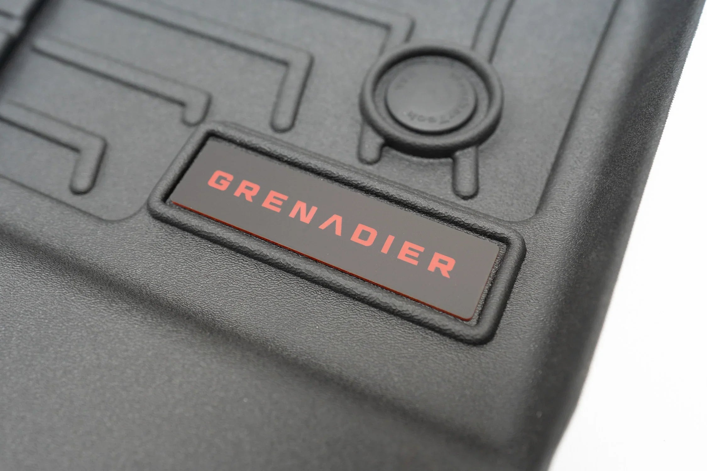 "Grenadier" Weathertech Floor Mat Logo (Etched Acrylic) - Universal
