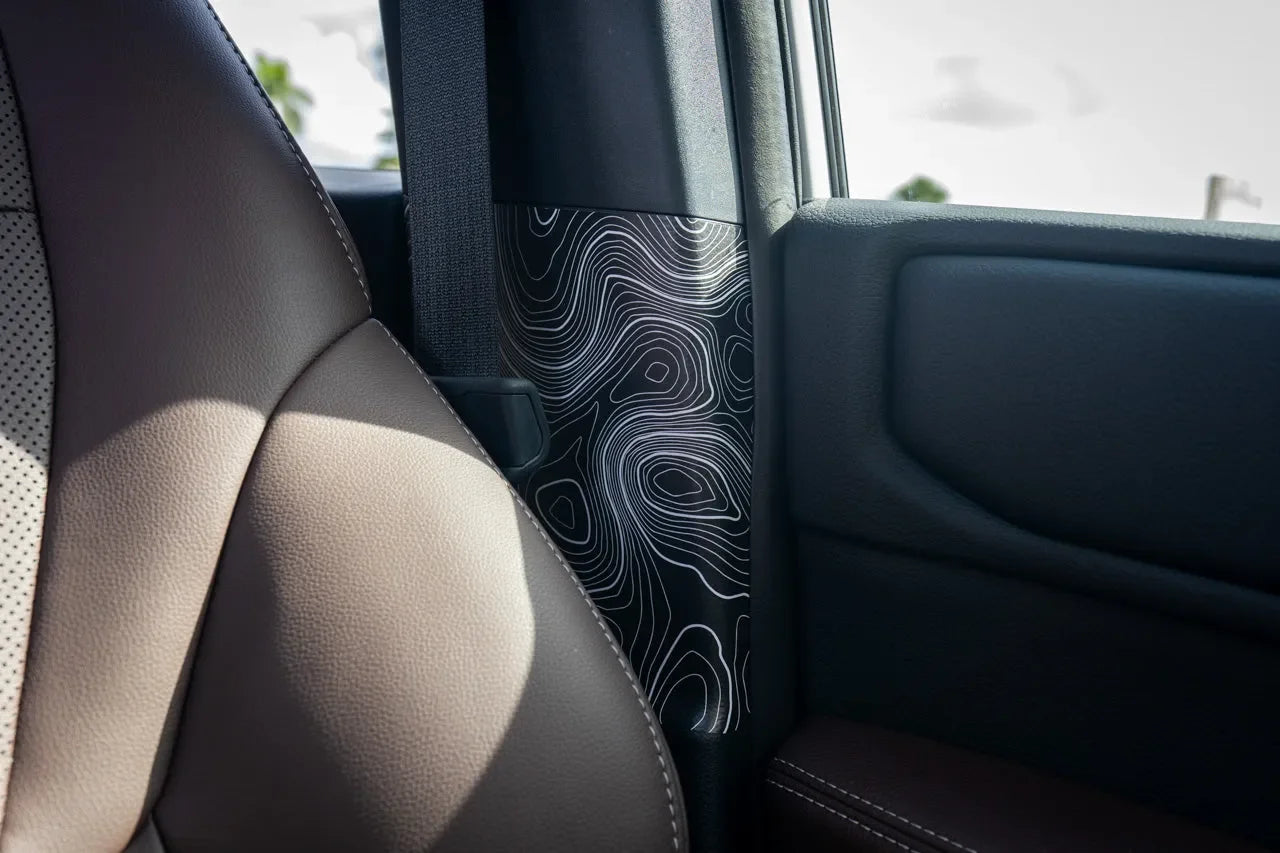 Topographic Seatbelt Panel Protection - 2024+ Land Cruiser / GX550