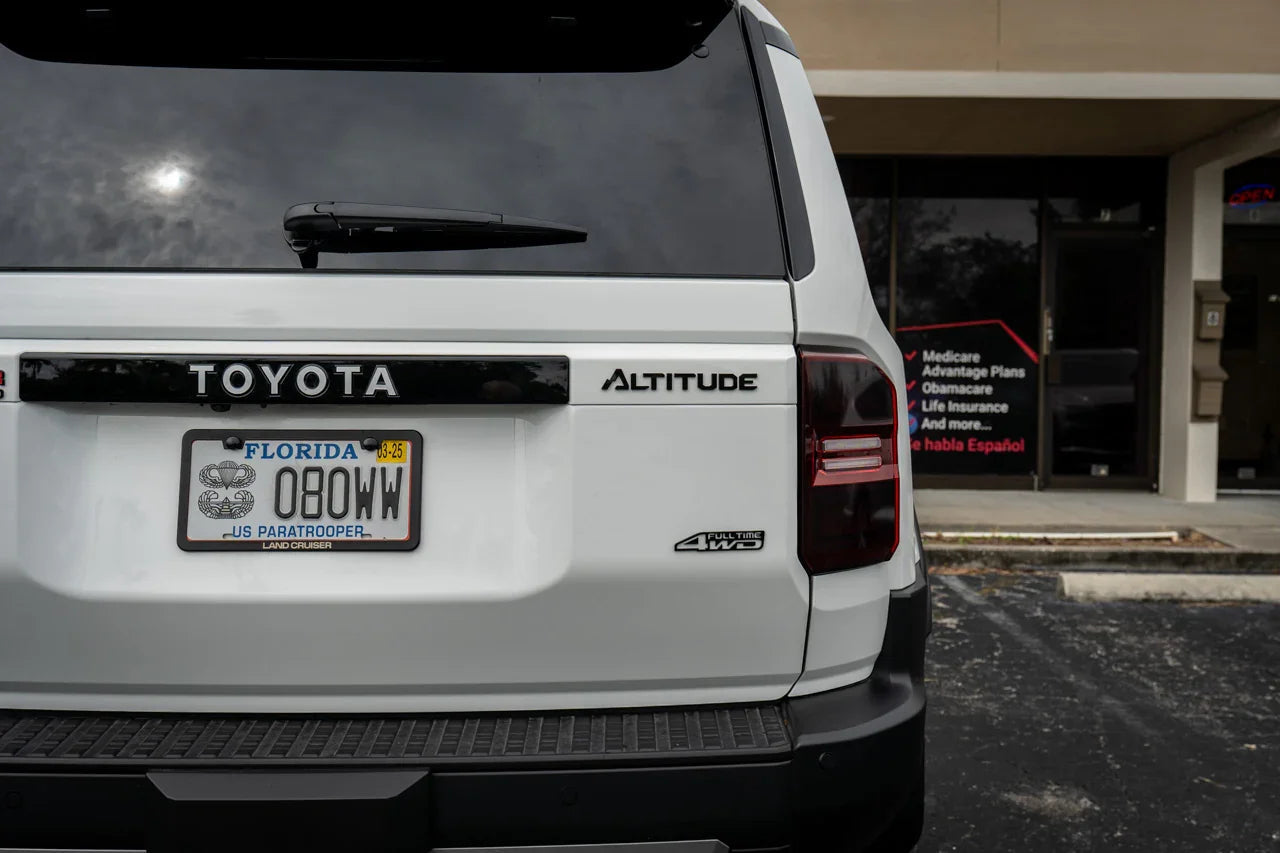 ALTITUDE LC 250 Acrylic Laser Series Tailgate Badge - 2024+ Land Cruiser