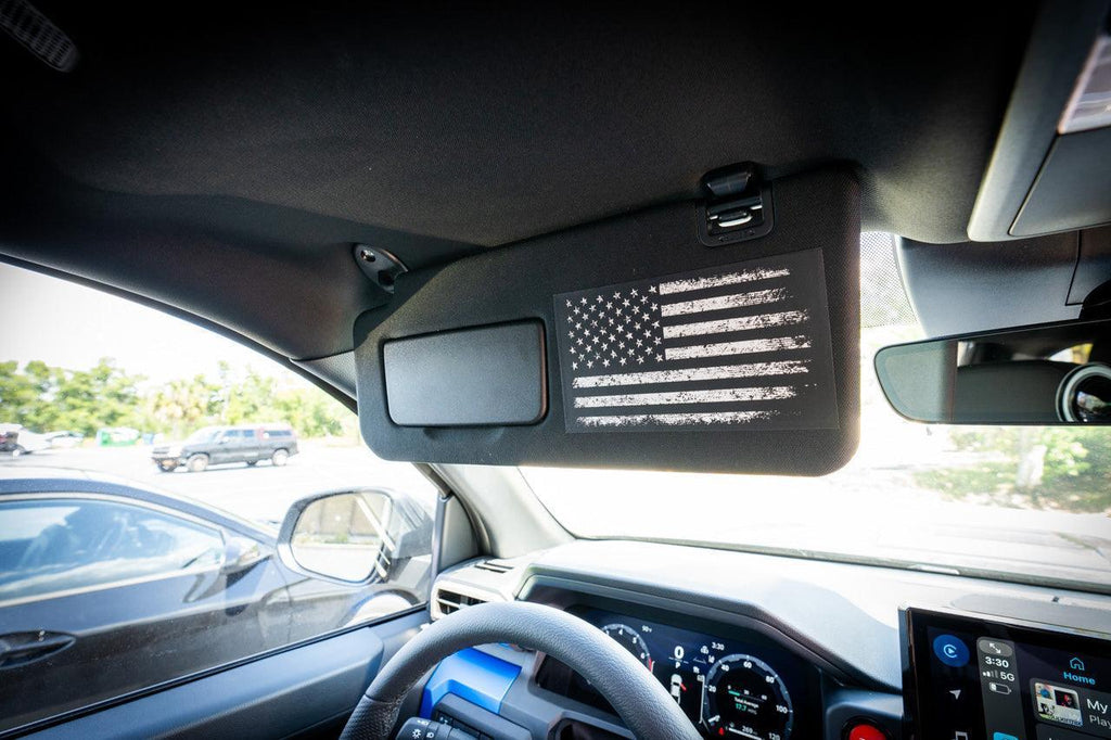 Sun Visor Airbag Label Overlays - 2025+ 4Runner