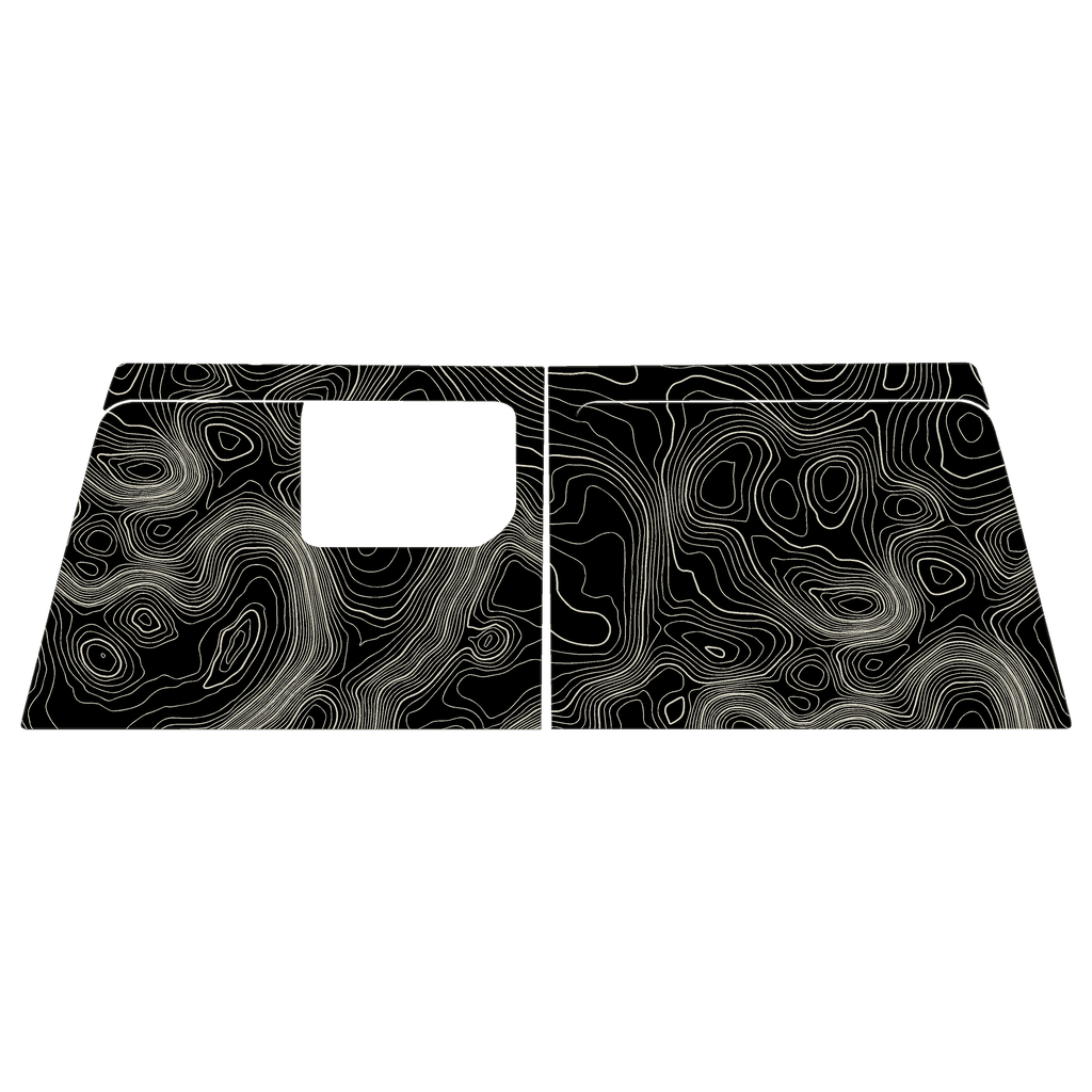 Topographic Map Premium Print Vinyl Rolls (3' or 6') - Matte Finish