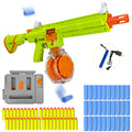 Semi-Automatic Toy Gun with Rechargeable Battery, 22-Round Magazine, and Shell Ejection Feature