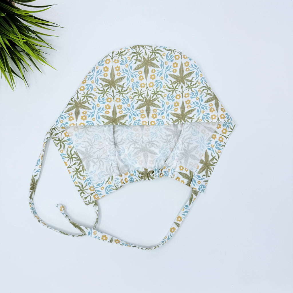 Mary Jane Skull tie-back style surgical scrub cap for men by Paradise Caps.