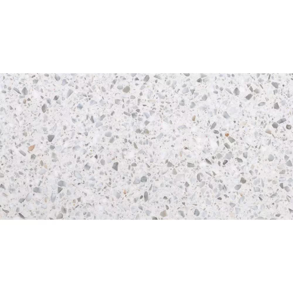 Open Box  EMSER TILE Terazio Bianco Matte 11.81 in. x 23.62 in. Porcelain Floor and Wall Tile (11.628 sq. ft./Case