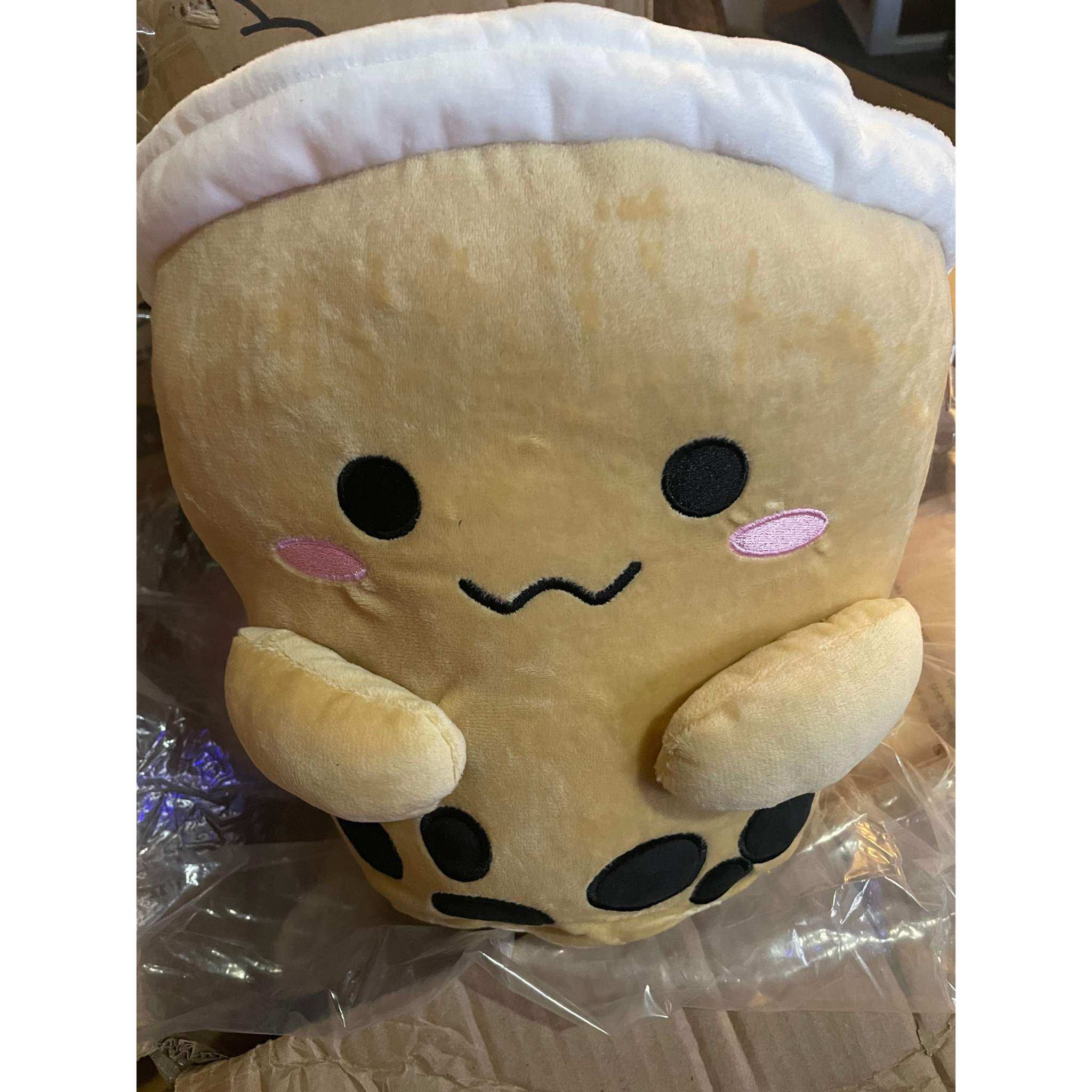 ABC Boba Tea Plush Orignial Cute Stuffed Animal Toy for Wallet, Backpack or Purse 5"