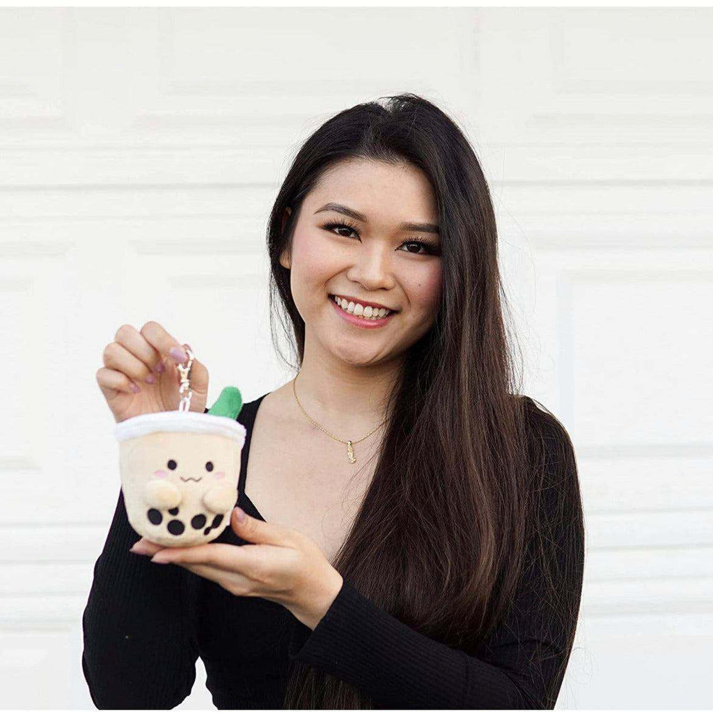 ABC Boba Tea Plush Orignial Cute Stuffed Animal Toy for Wallet, Backpack or Purse 5"