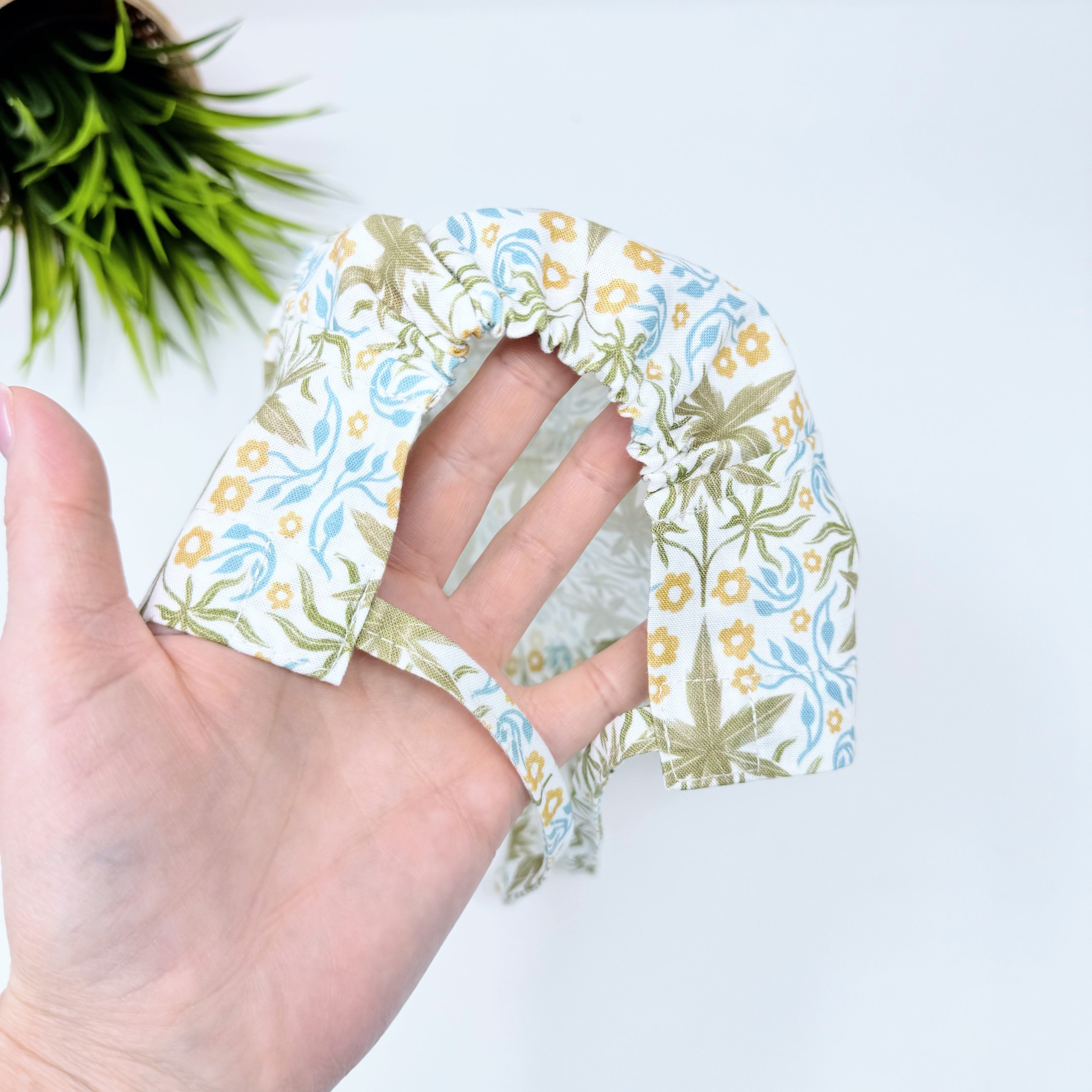 Mary Jane Skull tie-back style surgical scrub cap for men by Paradise Caps.