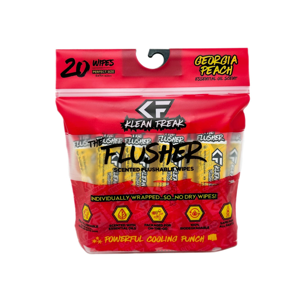The Flusher 20 Pack - Flushable Wipes