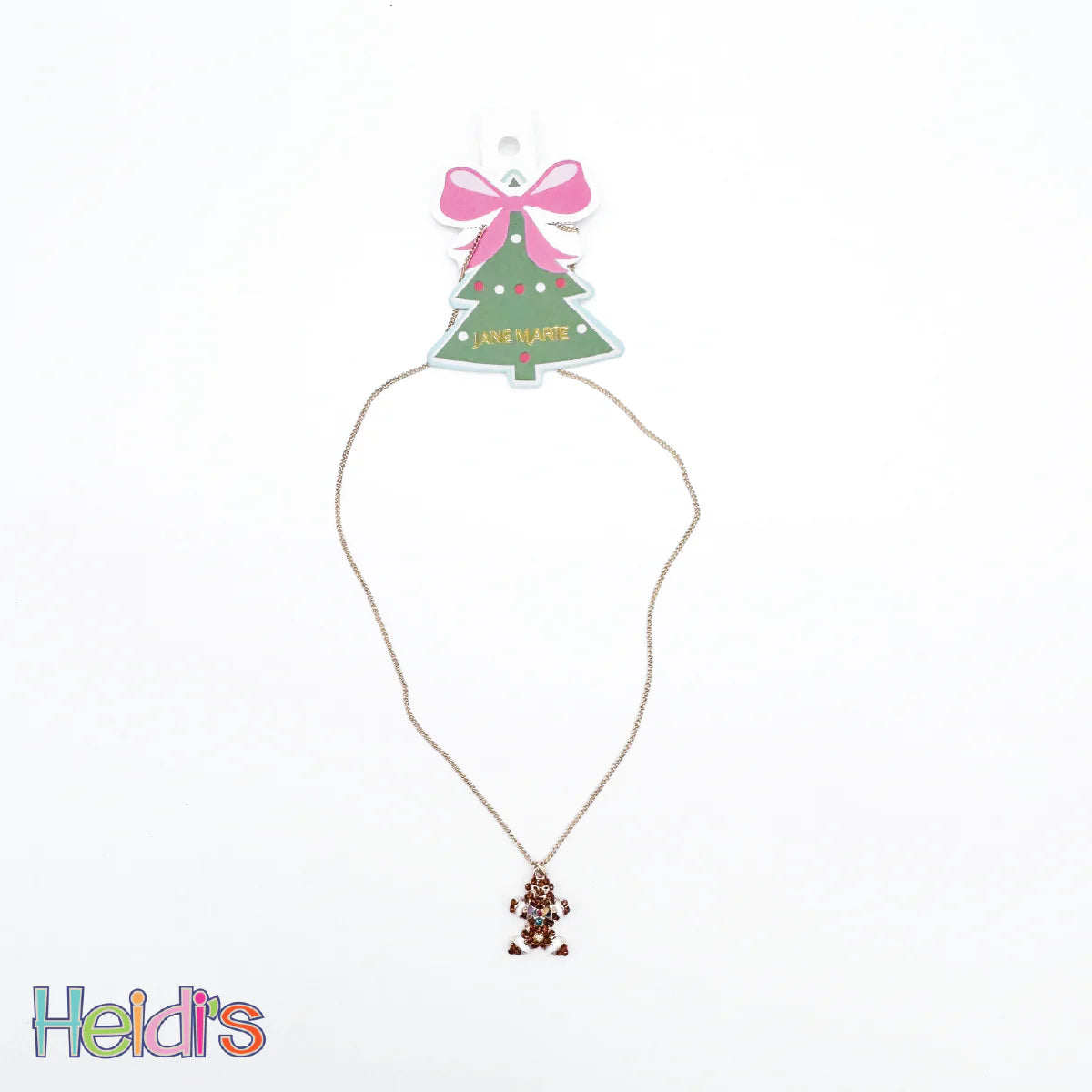 Gold Gingerbread Necklace