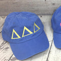 Tri Delta Hat Blue