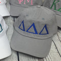 Tri Delta Hat Chrome
