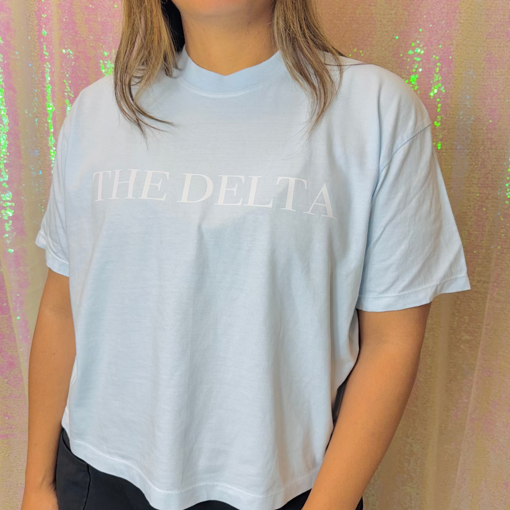 The Cropped Delta Tee