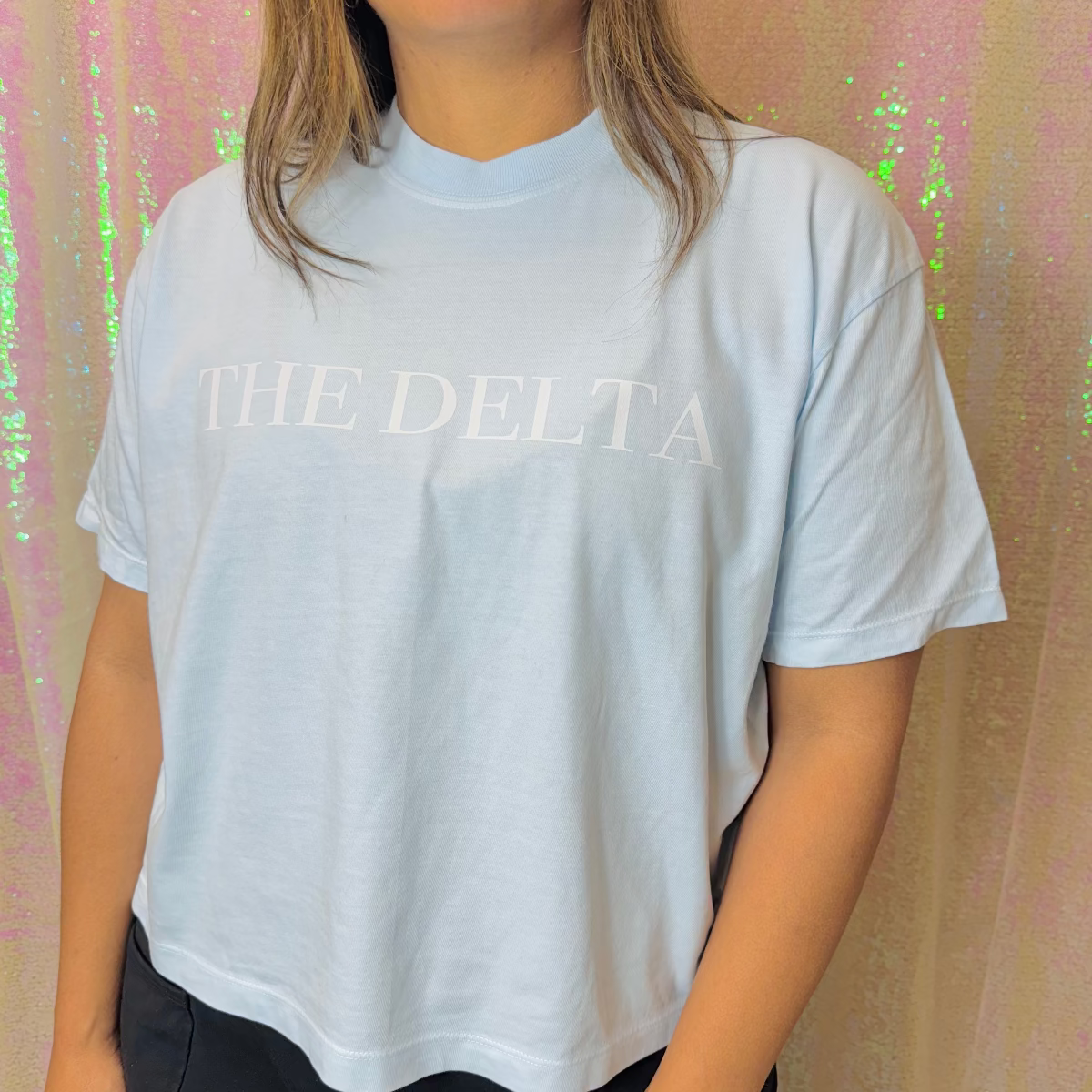 The Cropped Delta Tee