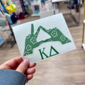 Kappa Delta Flower Hands Decal