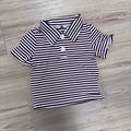 Maroon Stripe Game Day Polo