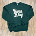 Game Day Chenille Patch Sweatshirt: Green