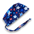 4th of July surgical cap.  Medical Scrub Cap, Unisex Scrub Caps