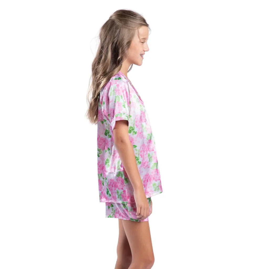Kids Darling Hydrangea Satin Sleep Set