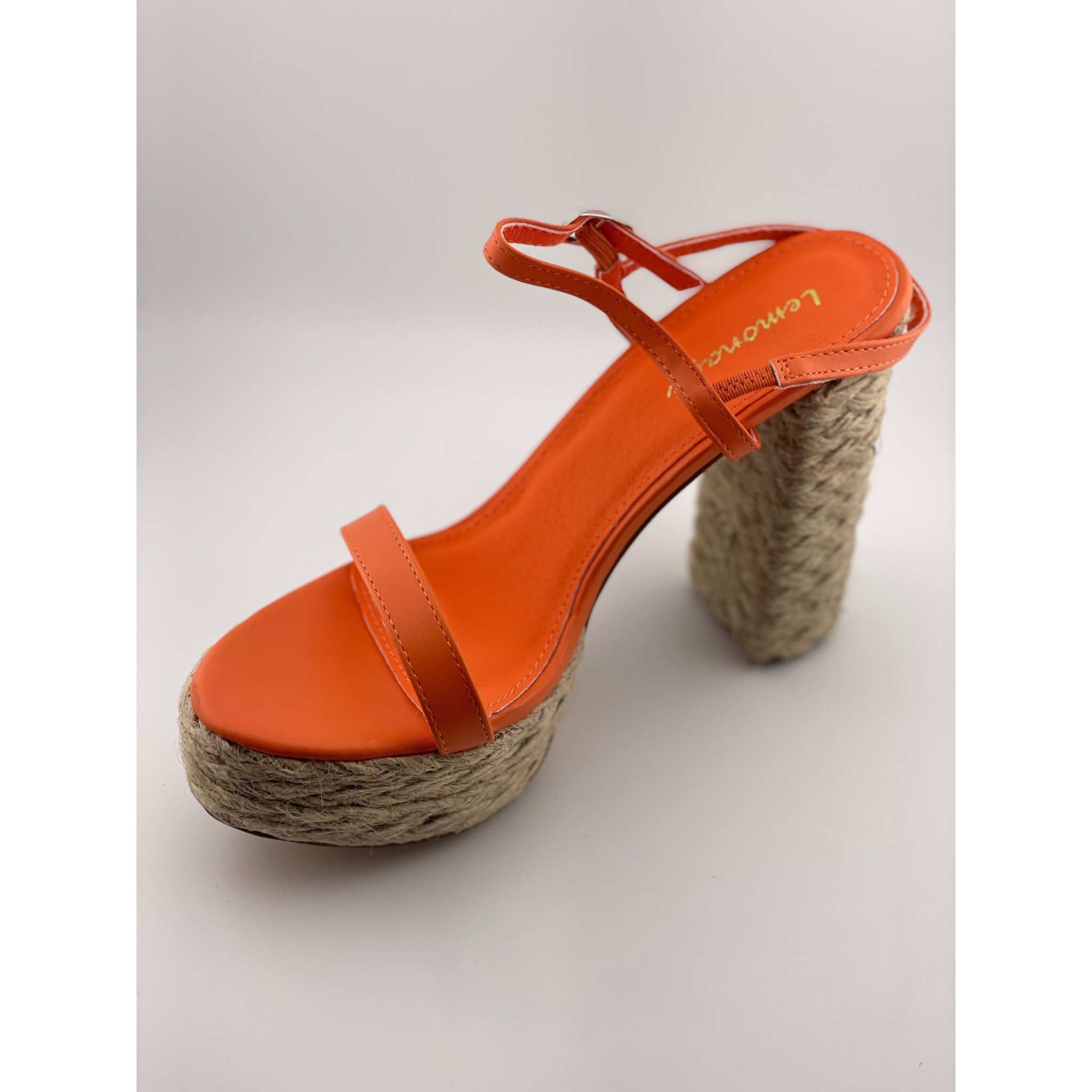 LEMONADE SANGRITA ORANGE JA4820 CHUNKY HEEL SANDALS