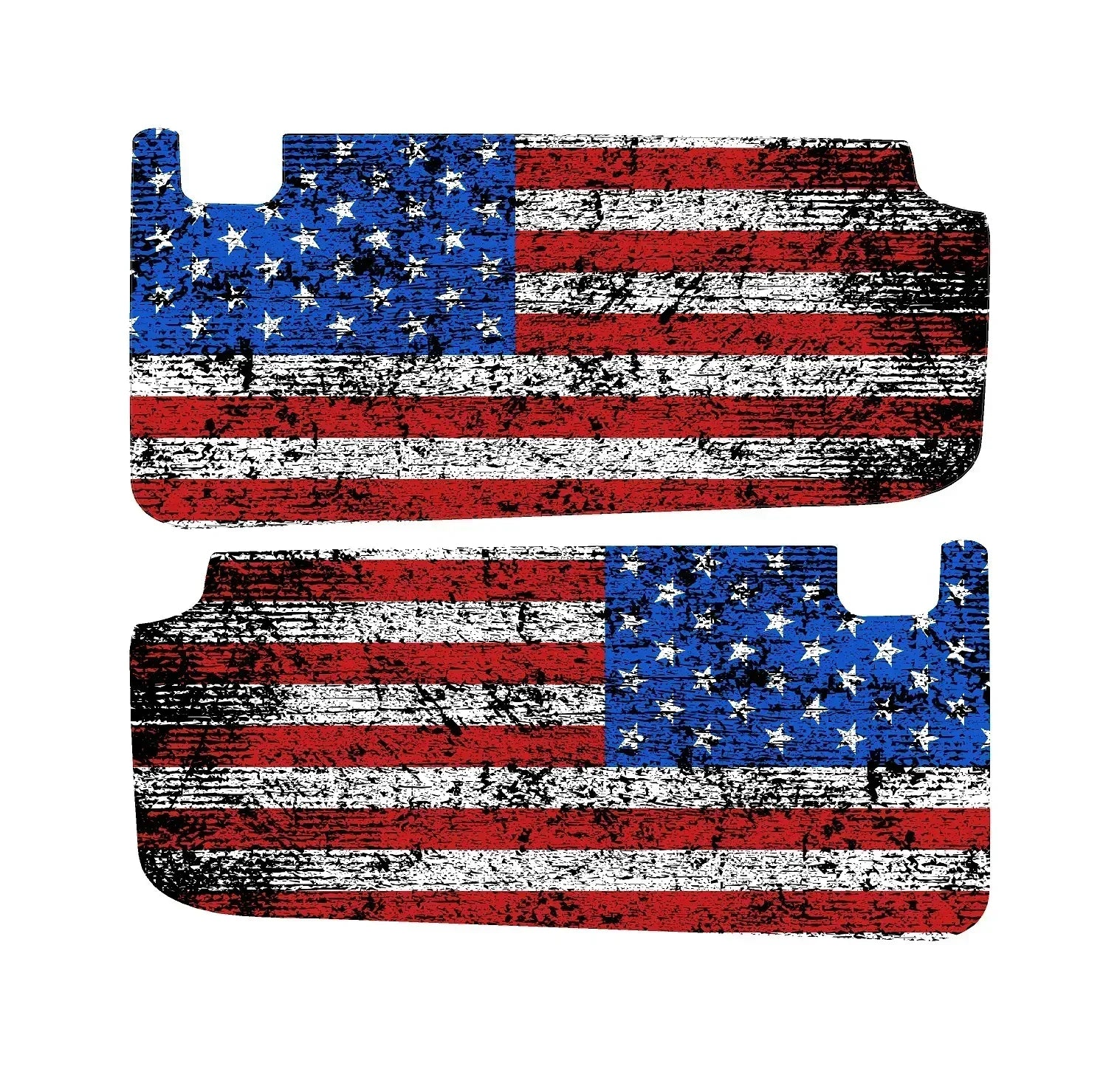 Freedom Series Sun Visor Overlays - 2018+ Wrangler JL / Gladiator JT