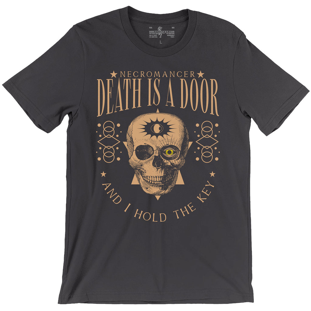 Death is a Door - Necromancer Wizard Tee