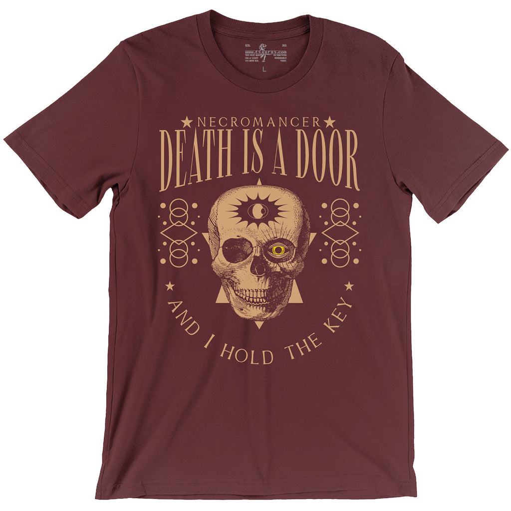 Death is a Door - Necromancer Wizard Tee