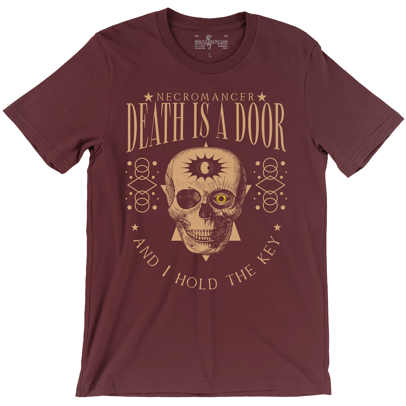 Death is a Door - Necromancer Wizard Tee