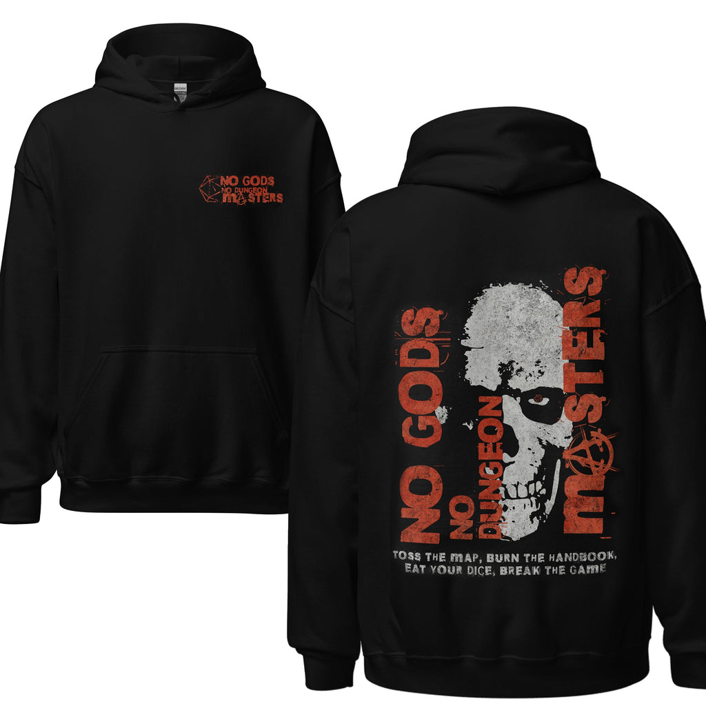 No Gods No Dungeon Masters - Anarcho-Dungeonism Hoodie