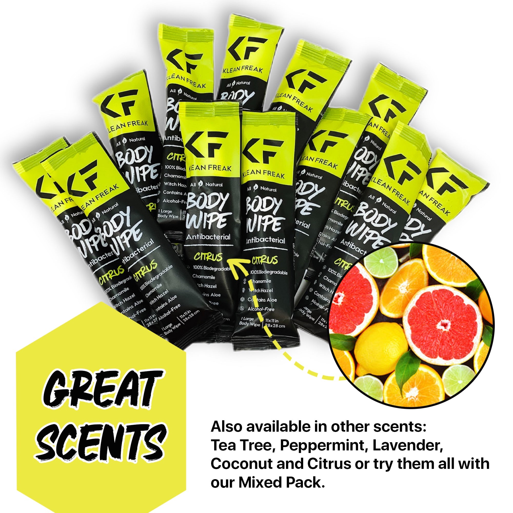 Body Wipes - 12 Pack