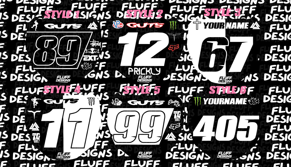 ODI Number Plate Decal