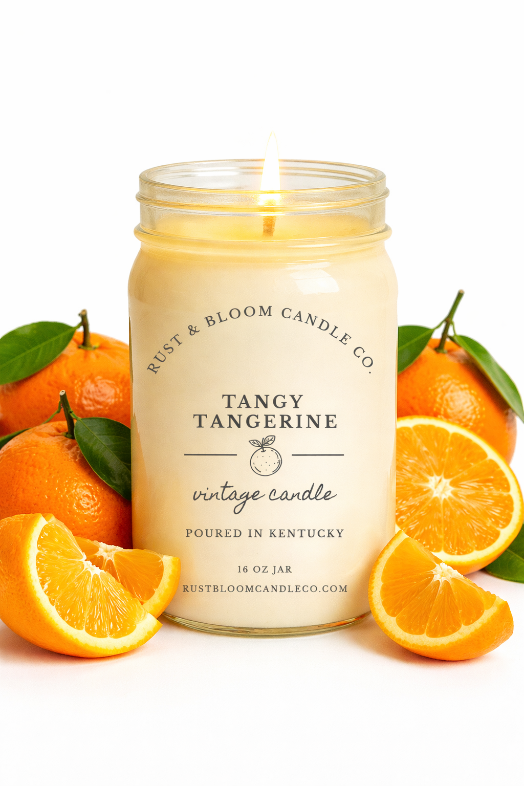 Tangy Tangerine 16 oz Soy Candle