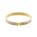 Mother of Pearl Epoxy H Bracelet