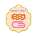 Orange and Pink Paperclips