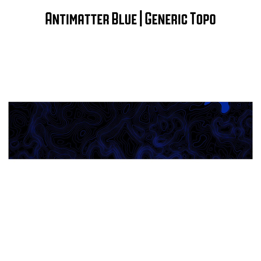 Topographic Map Premium Print Vinyl Rolls (3' or 6') - Matte Finish