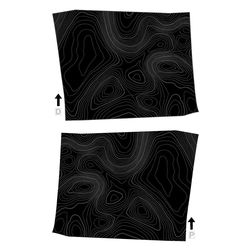 Topographic FRONT Door Armrest Panel Protection - 2024+ Tacoma / 2025+ 4Runner
