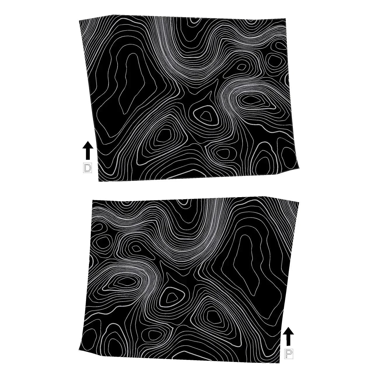 Topographic REAR Door Armrest Panel Protection - 2025+ 4Runner
