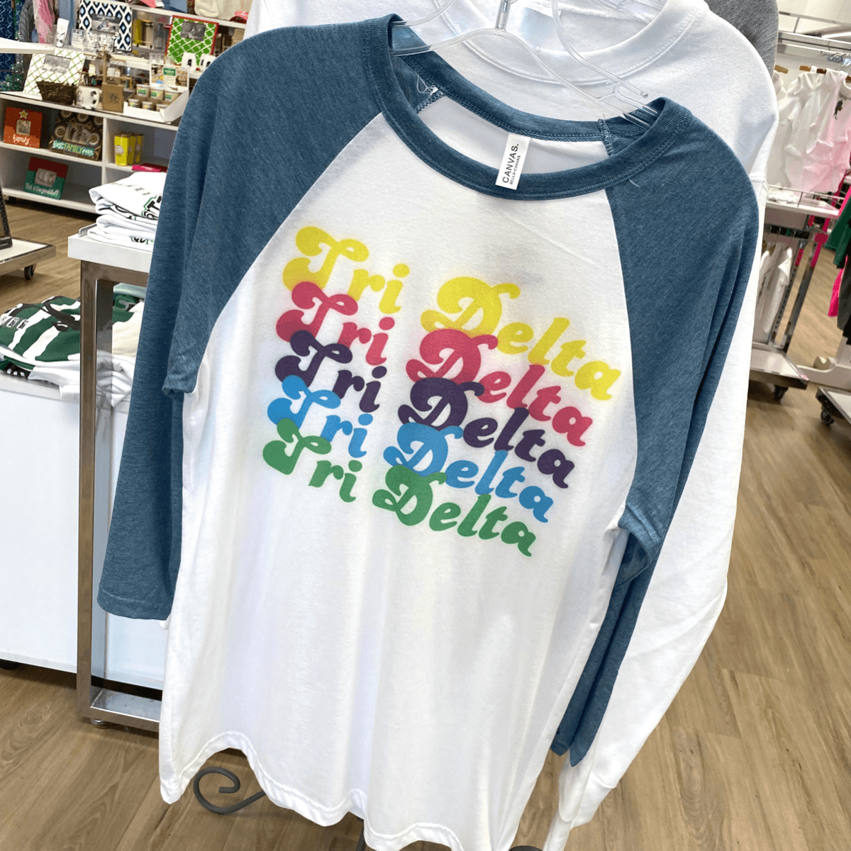 Tri Delta Retro Raglan