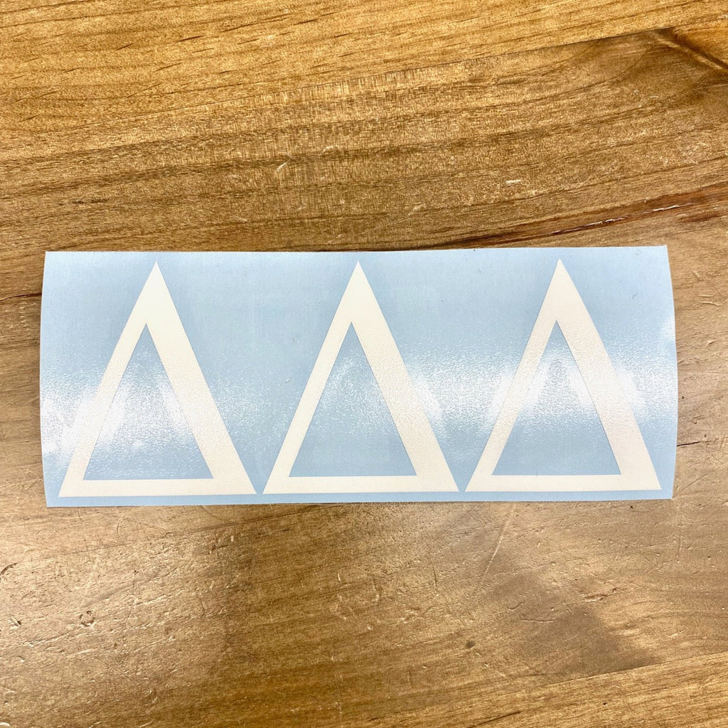 Tri Delta Small Decal