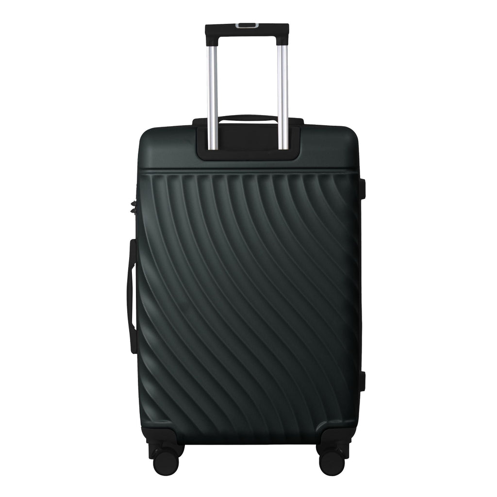 Luggage Sets ABS Hardshell 3pcs Luggage, Lightweight Durable Suitcase sets Spinner Wheels Suitcase with TSA Lock 20''24''28'' Available(Dark Green)