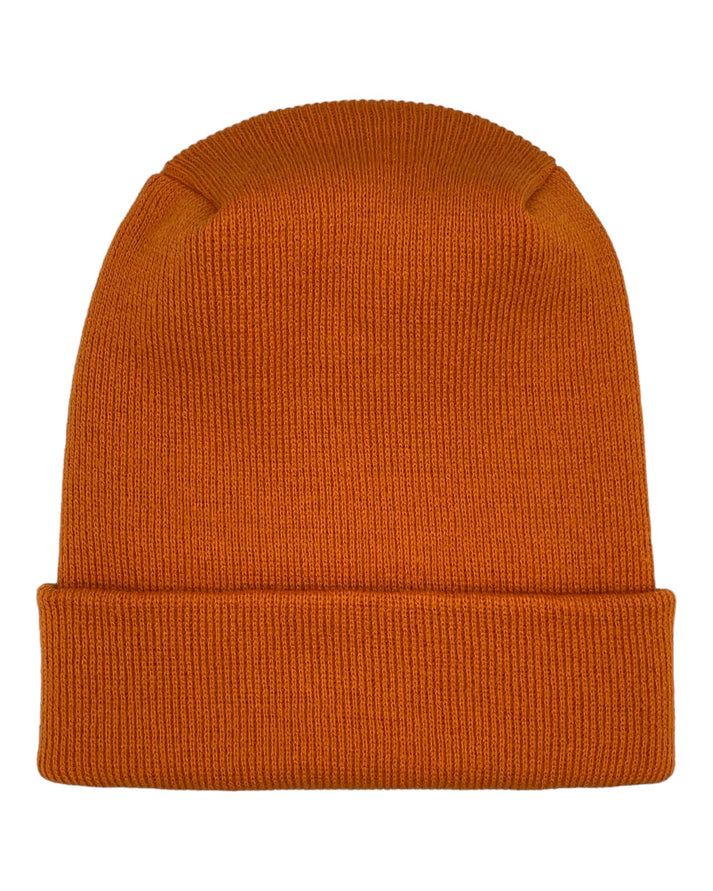 HAAKWEAR Theta-Stitch Cuffed Beanie - Designed and Made in USA (Patent Pending Design) - Tiger Orange