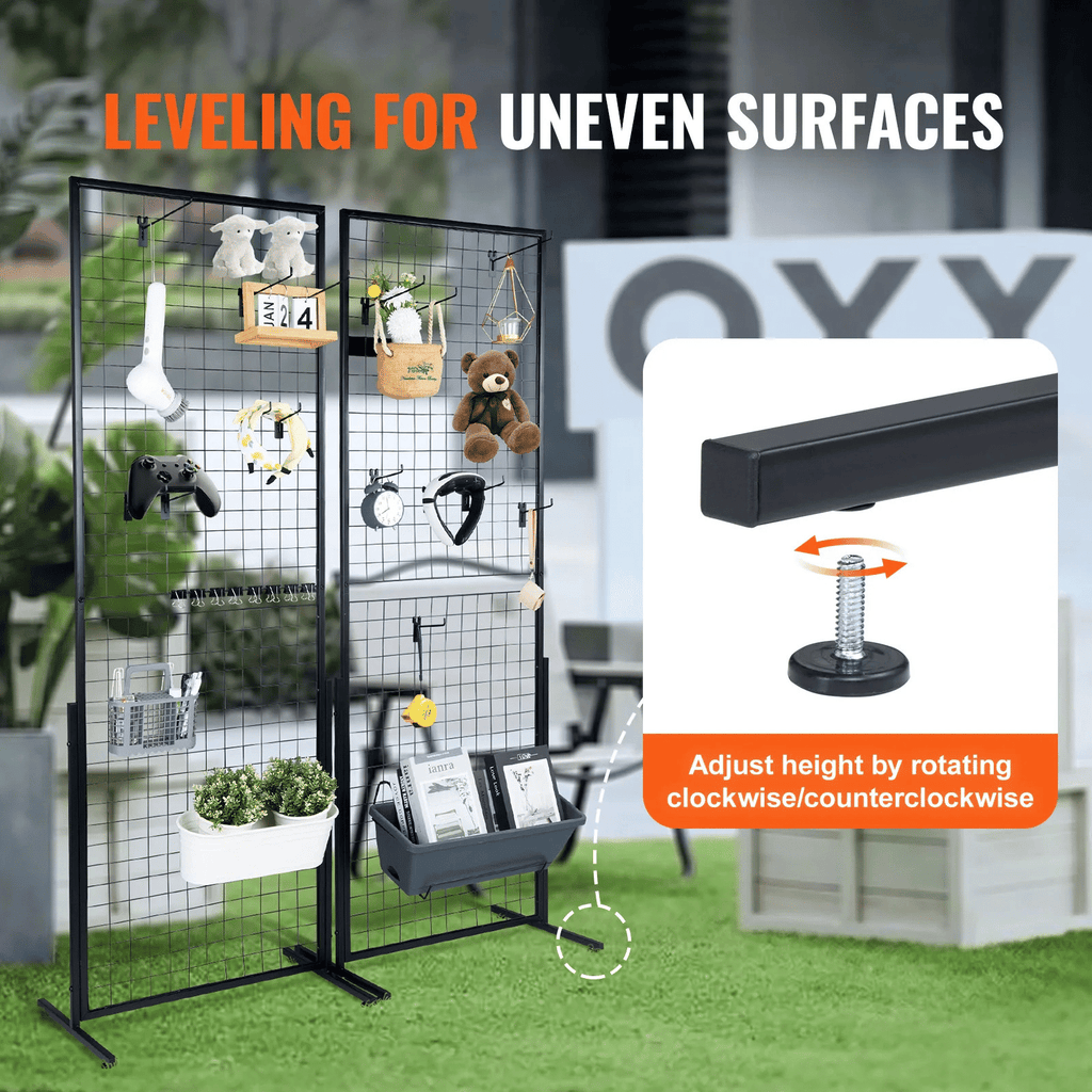 Grid Wall Panels Tower Wire Gridwall Display Racks Double Side Panels