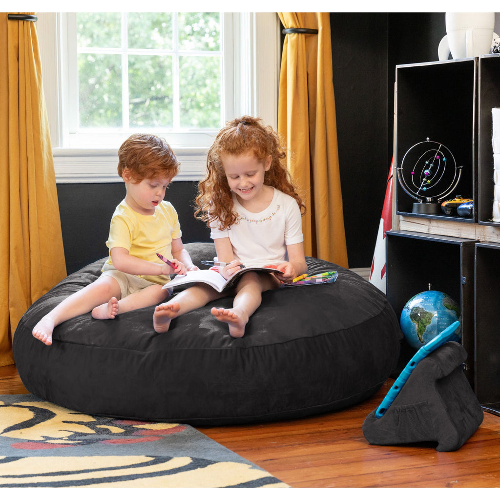 Jaxx 4 ft Cocoon Kids Bean Bag, Black