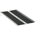 Foldable Aluminum Wheelchair Ramp: 5ft Durable Portable Easy Access Mobility Solution for Smooth Transitions