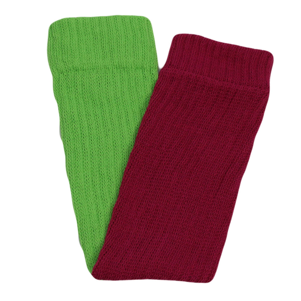 Leg Warmers for Women Colorful Cotton Knitted Leg Warmers 21 Inches 3 Pairs