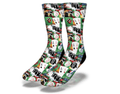 CASINO GAMES PHOTO COLLAGE Fun Casino Themed Socks