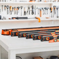 6-Piece Torpedo Level, 78/48/32/24/16/10 Inch All Magnetic Levels Set, Bubble Vials Ruler for 45/90/180 Degree, Aluminum Alloy Magnetic Box Leveler Tool, Shock-Resistance, SAE and Metric Scale