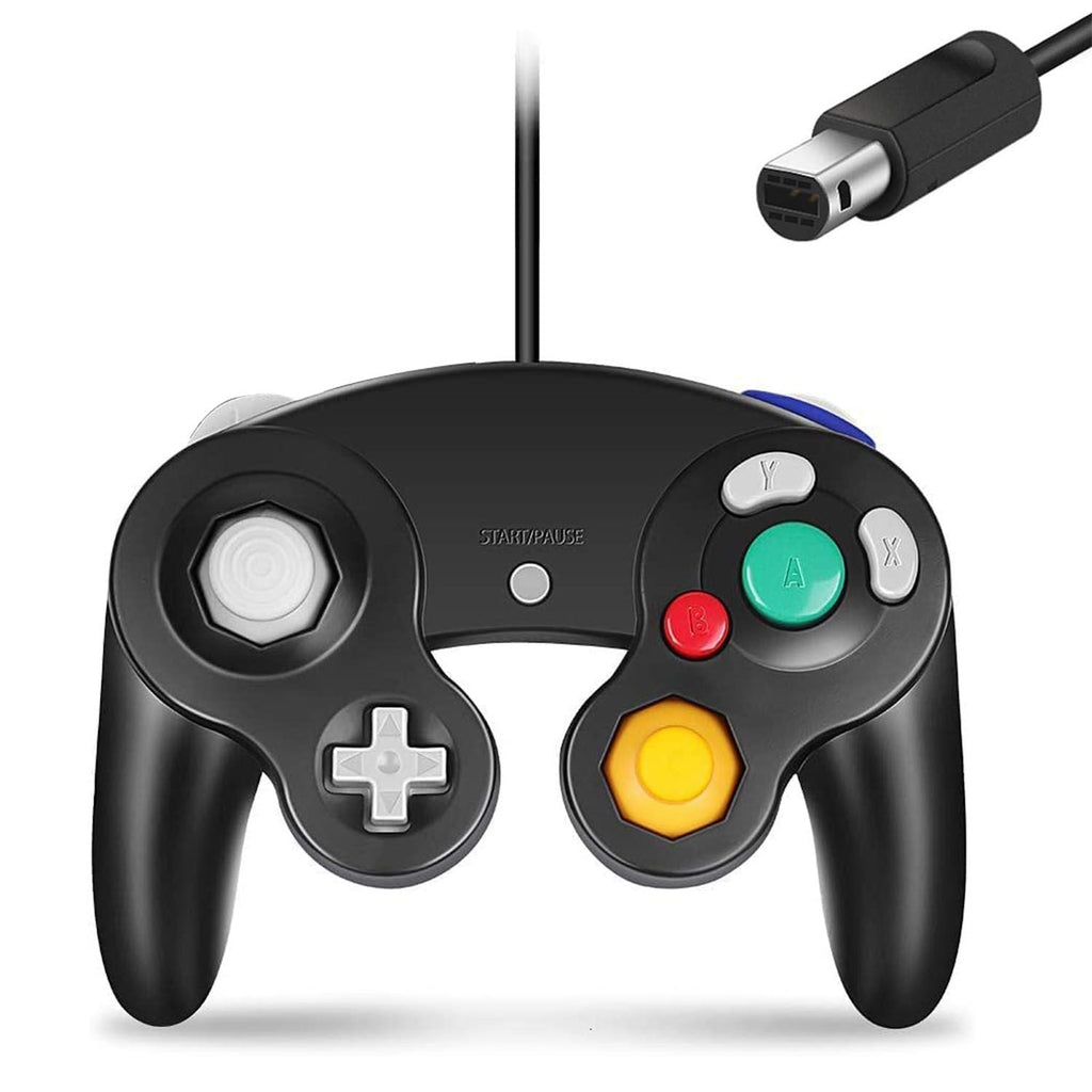 Shock Wired Game Controller Gamepad Compatible with Nintendo Wii Gamecube