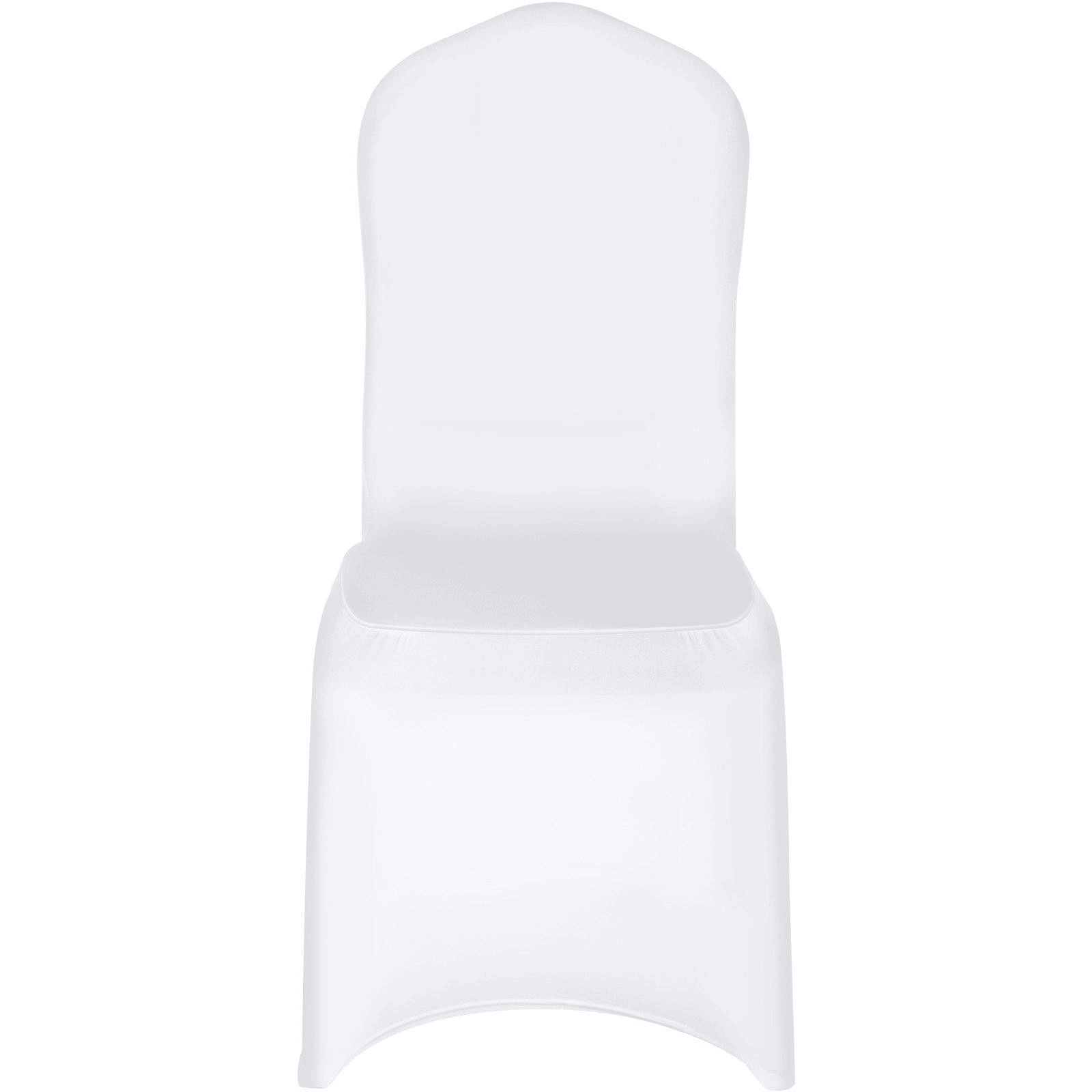 100PCS White Chair Covers Stretch Spandex Folding for Wedding Party Dining